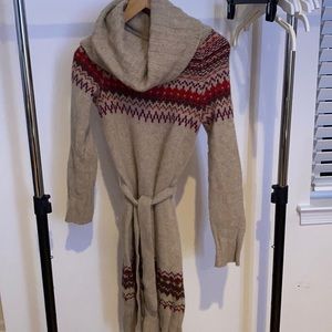 Moda International cowl neck sweater dress